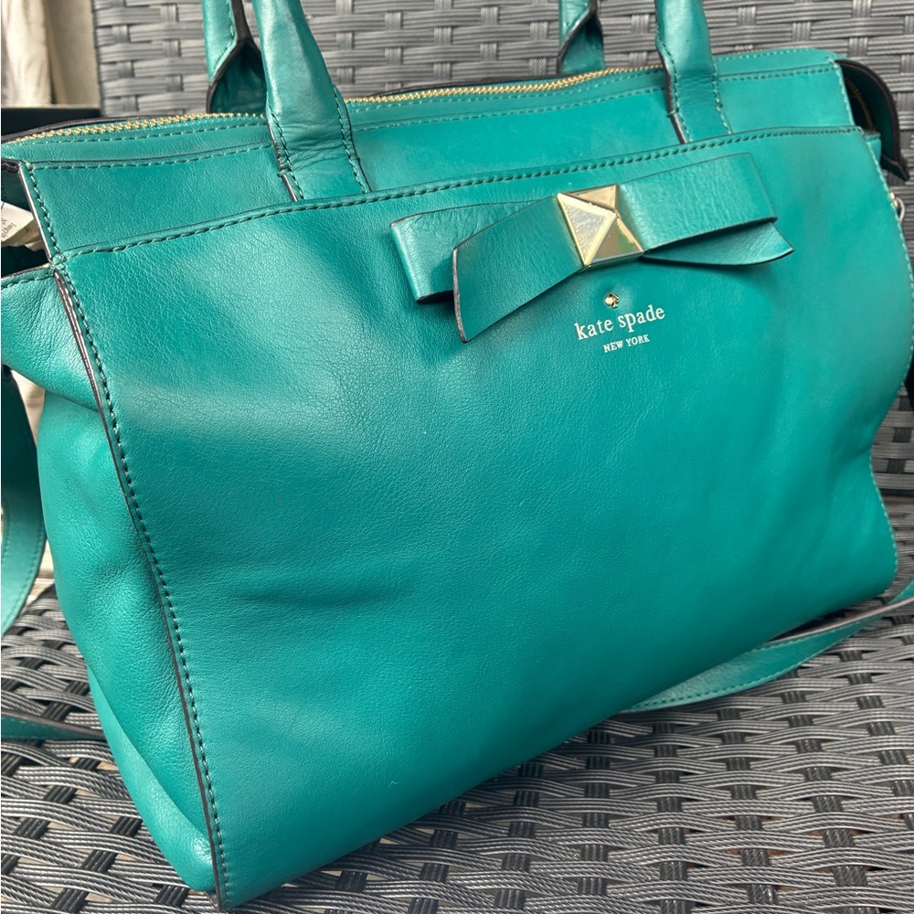 KATE SPADE BAG,KATE SPADE Green Bag. - Picture 12 of 16